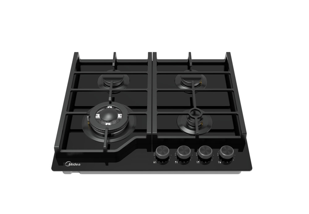 Газовая варочная панель MIDEA MG 697TGB - ракурс 3