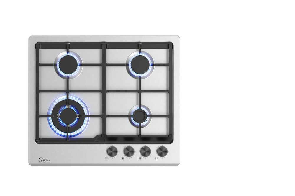Газовая варочная панель MIDEA MG 697TX - ракурс 2