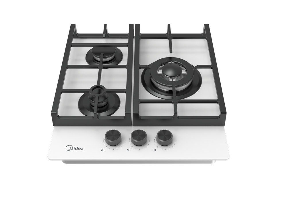 Газовая варочная панель MIDEA MG 449TGW - ракурс 2