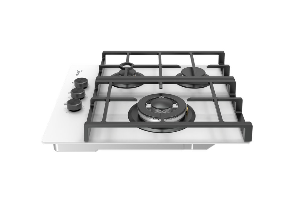 Газовая варочная панель MIDEA MG 449TGW - ракурс 4