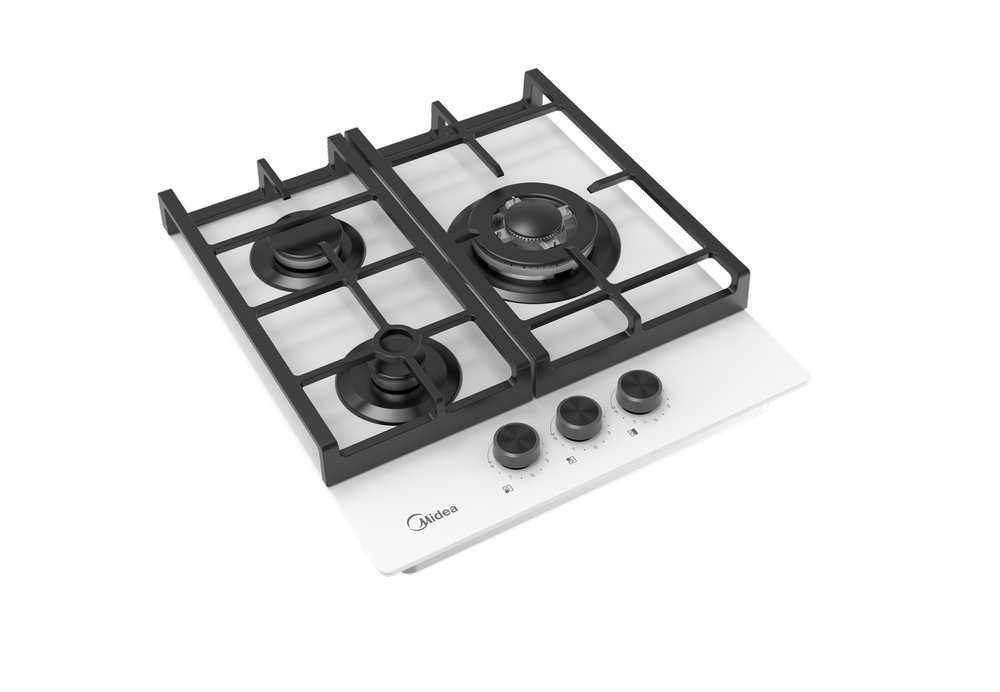 Газовая варочная панель MIDEA MG 449TGW - ракурс 6