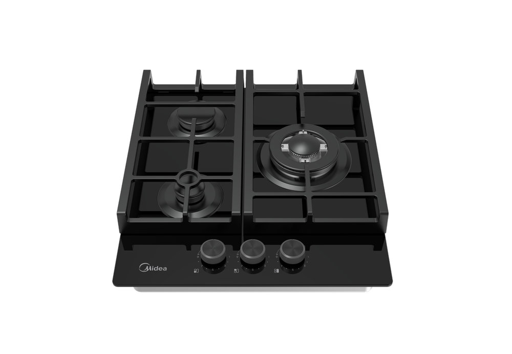 Газовая варочная панель MIDEA MG 449TGB - ракурс 2