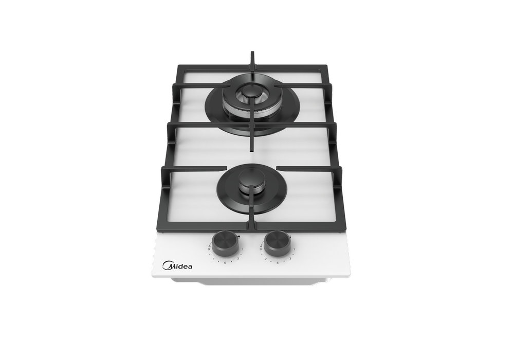 Газовая варочная панель MIDEA MG 3270TGW - ракурс 2