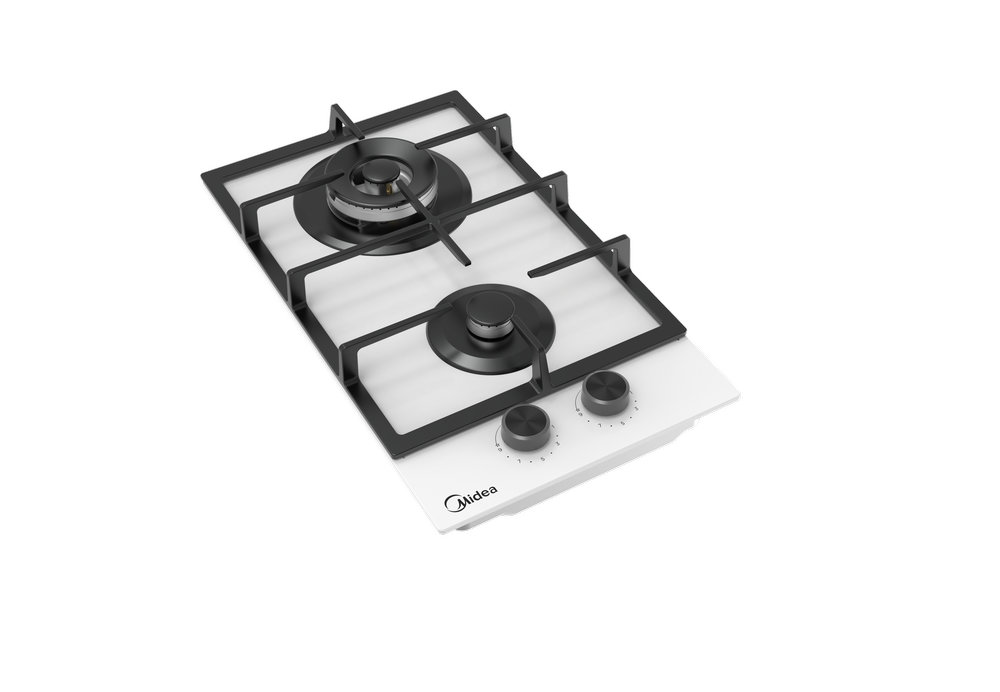 Газовая варочная панель MIDEA MG 3270TGW - ракурс 3