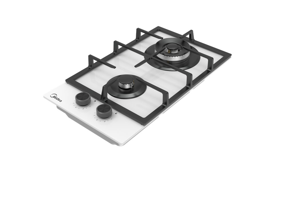 Газовая варочная панель MIDEA MG 3270TGW - ракурс 4