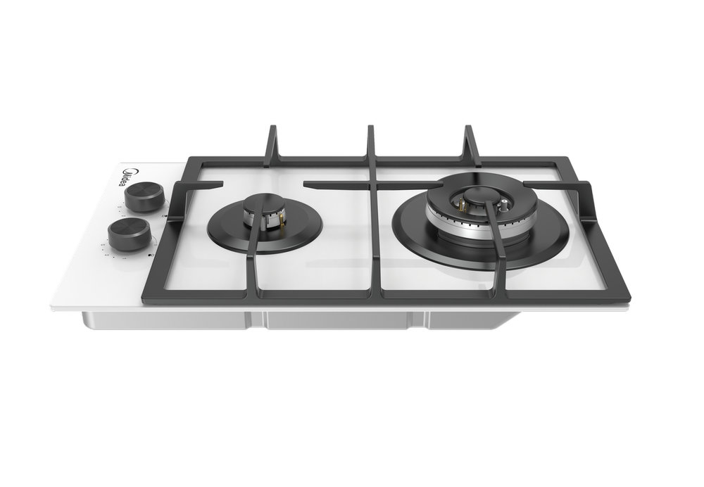 Газовая варочная панель MIDEA MG 3270TGW - ракурс 6