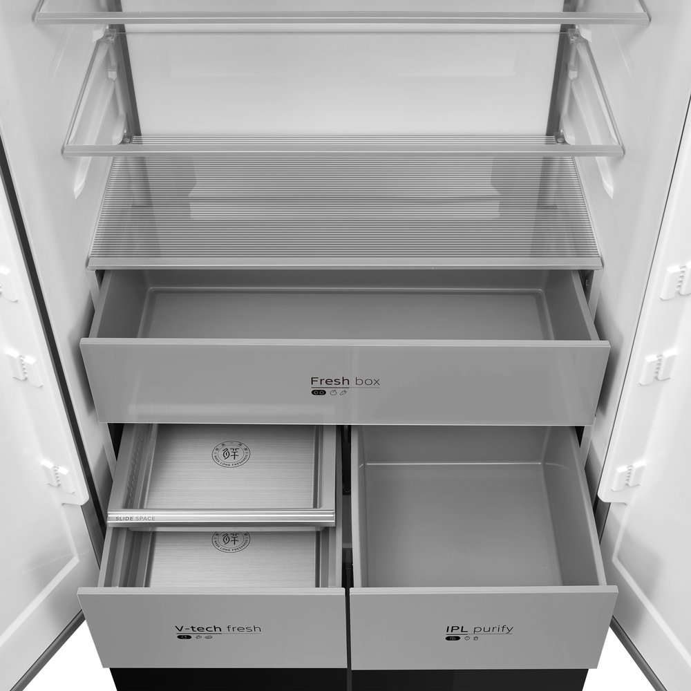 Холодильник MIDEA MDRM 706BIE63 - ракурс 6
