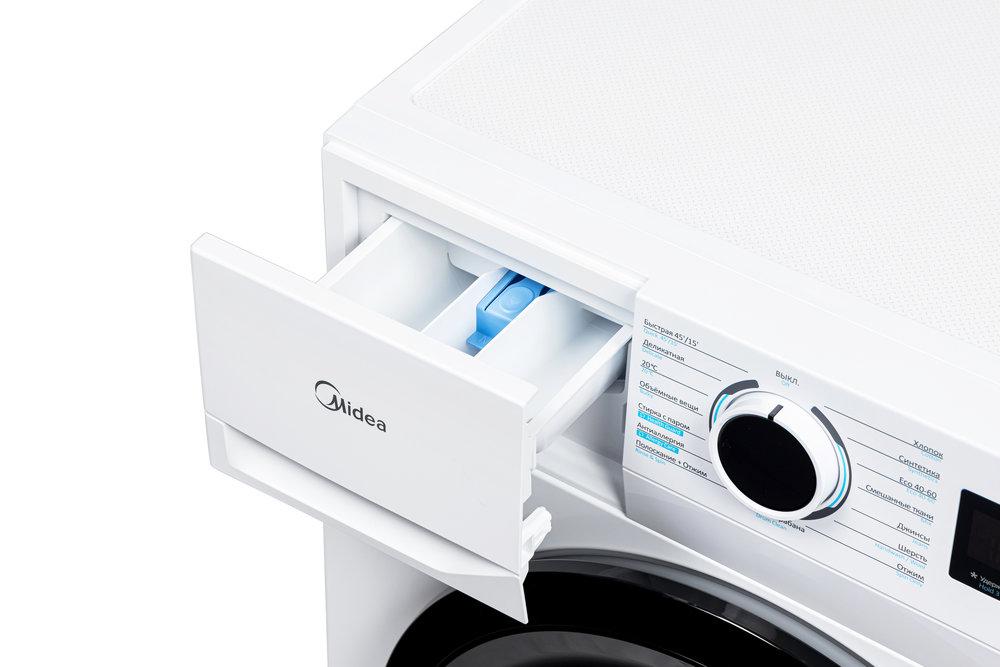 Стиральная машина MIDEA MF 11712BS40/W - ракурс 3