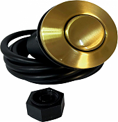 Кнопка пневмоуправления измельчителем BONE CRUSHER Air switch (shiny gold)